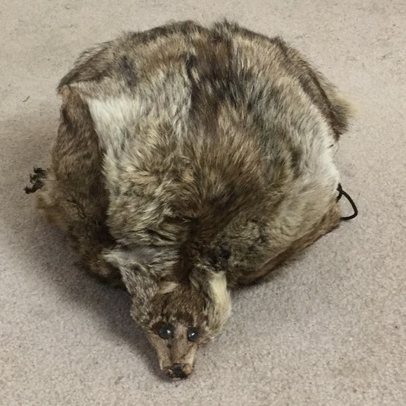 Vintage fur hand muff. Unique - Picture 2 of 6